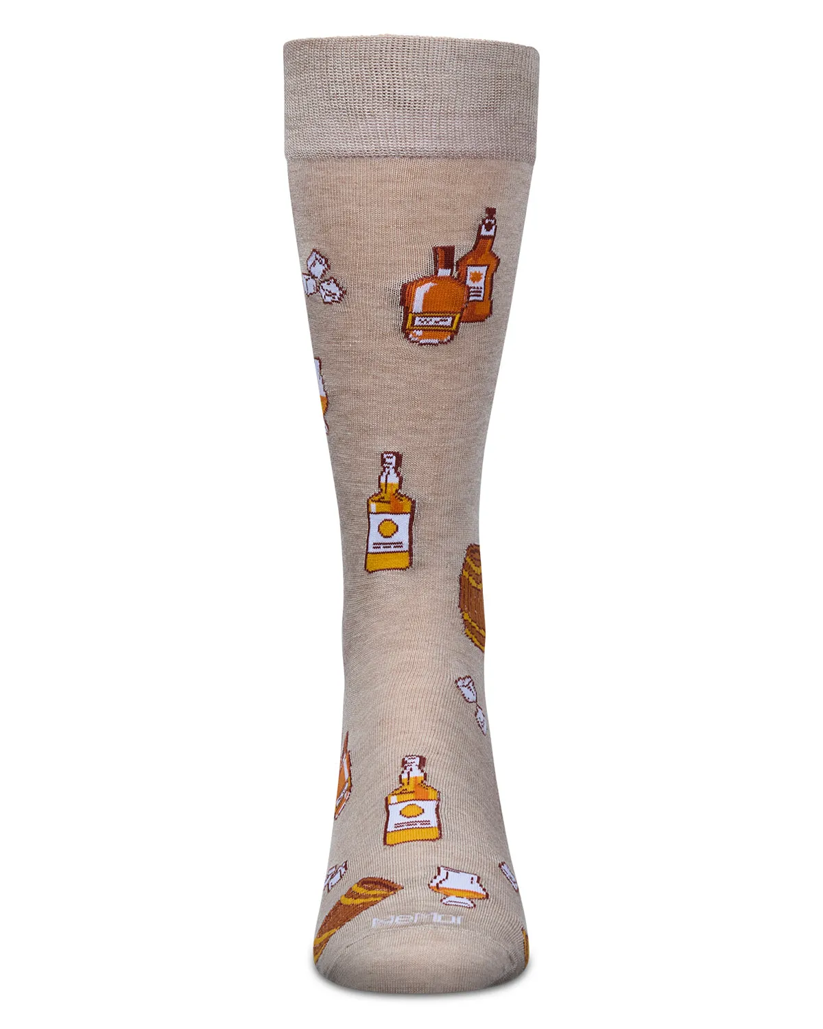 Men's Whiskey Rayon From Bamboo Crew Socks sold by MeMoi product image thumbnail 2