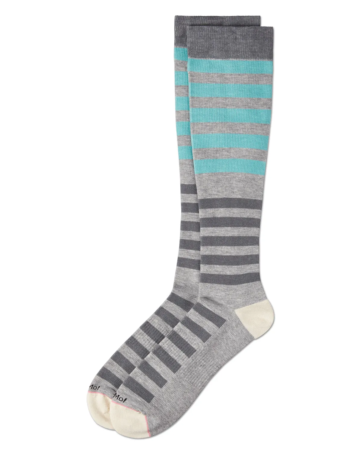 Multi Stripes 8-15 mmHg Graduated Cotton Compression Socks sold by MeMoi product image thumbnail 3