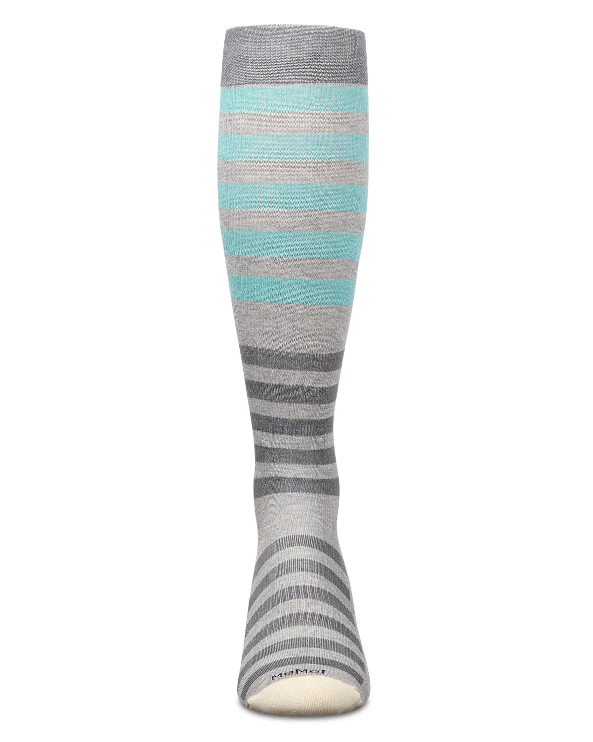 Multi Stripes 8-15 mmHg Graduated Cotton Compression Socks sold by MeMoi product image thumbnail 2