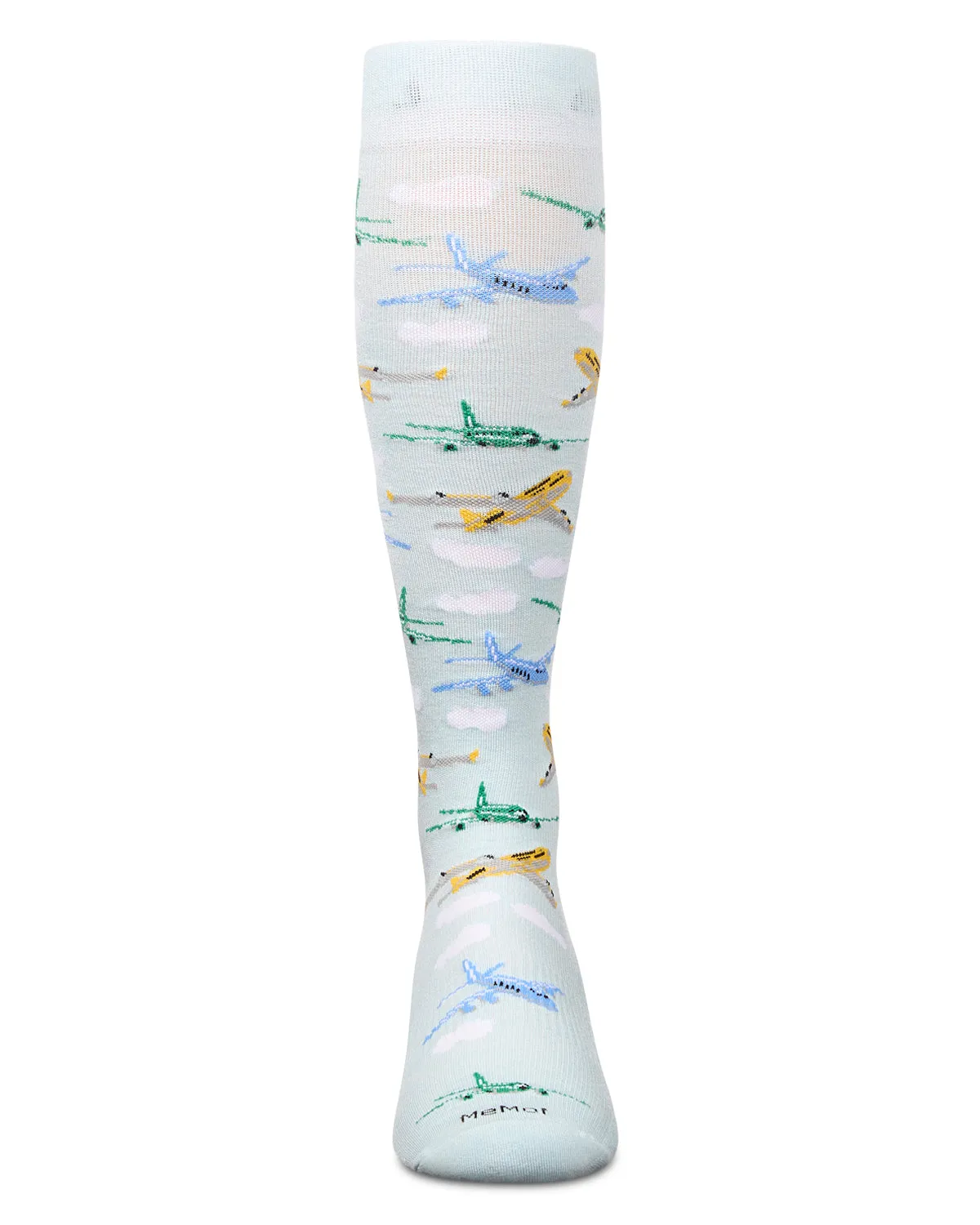 Airplanes Bamboo Blend 8-15 mmHg Graduated Compression Socks sold by MeMoi product image thumbnail 2