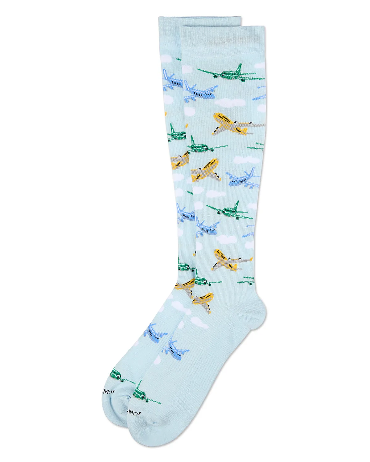 Airplanes Bamboo Blend 8-15 mmHg Graduated Compression Socks sold by MeMoi product image thumbnail 3