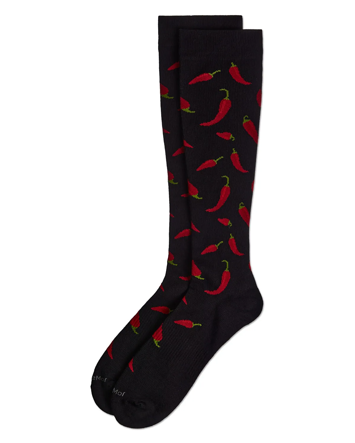 Chili Pepper 8-15 mmHg Graduated Cotton Compression Socks sold by MeMoi product image thumbnail 3