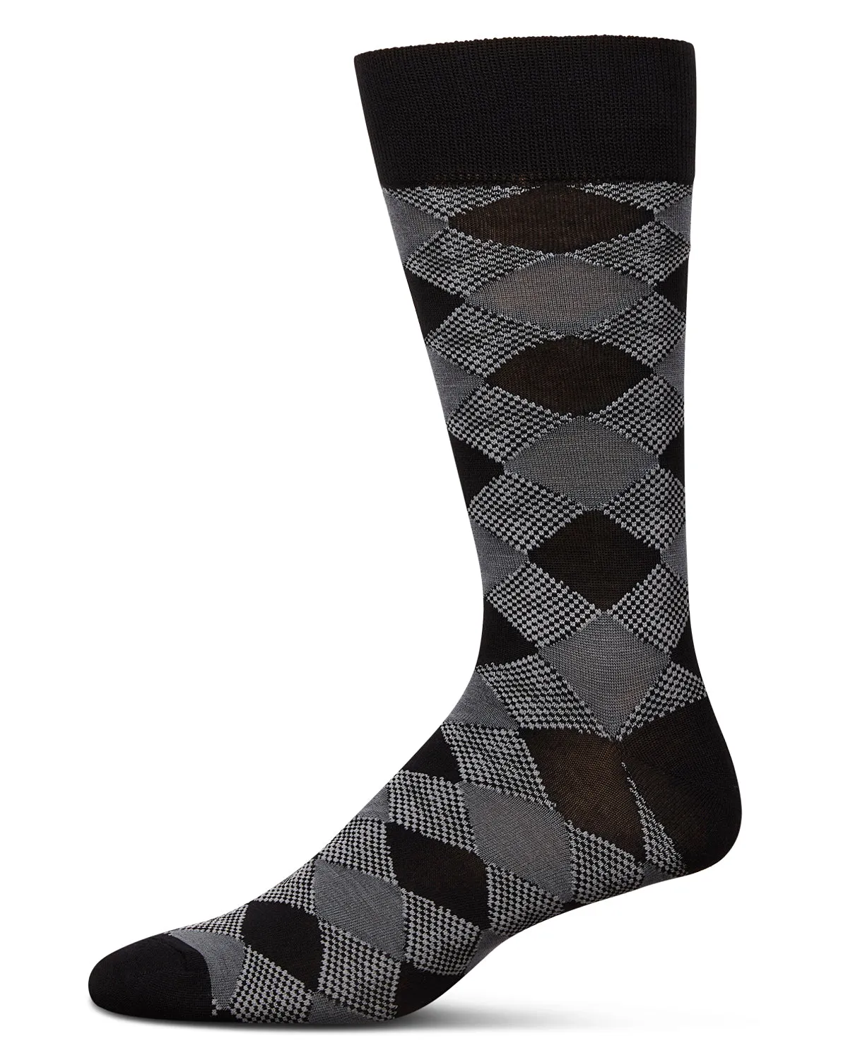 Men's Argyle Bamboo Dress Crew Socks sold by MeMoi product image thumbnail 2