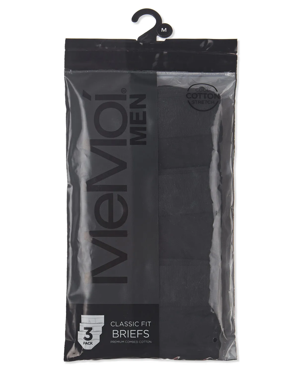 3 Pair Men's Cool Cotton Stretch Classic-Fit Tag-Free Briefs sold by MeMoi product image thumbnail 4