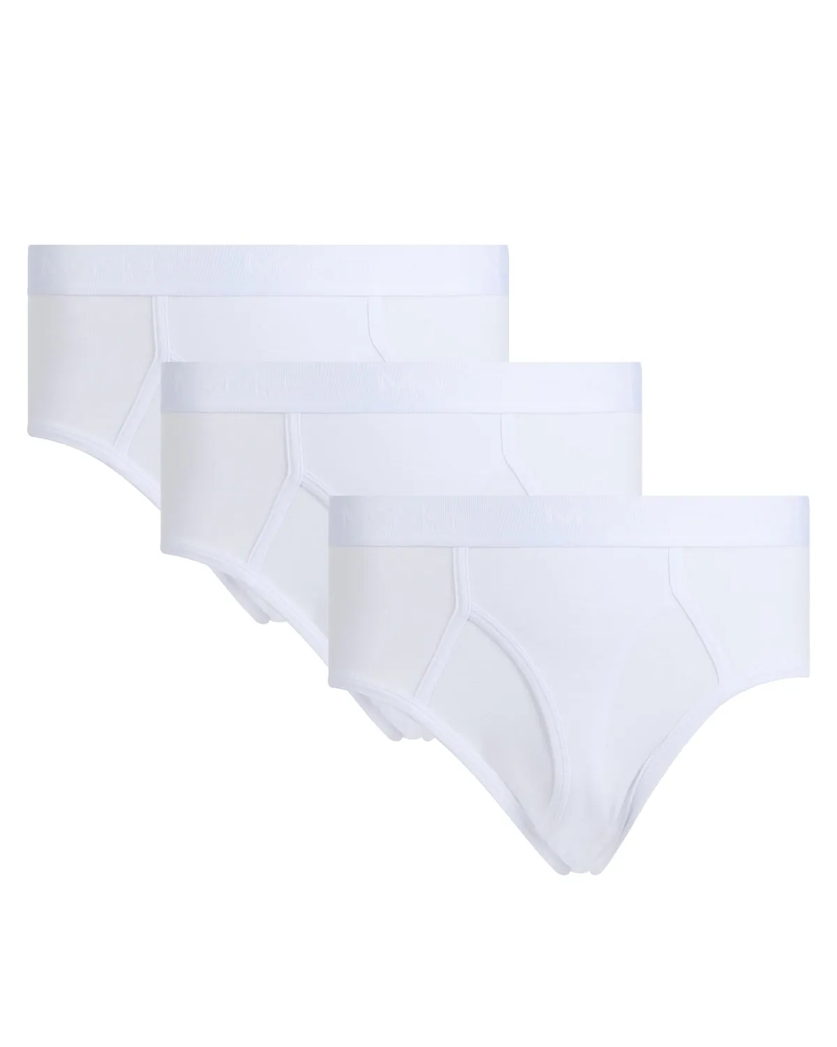 3 Pair Men's Cool Cotton Stretch Classic-Fit Tag-Free Briefs sold by MeMoi product image thumbnail 2