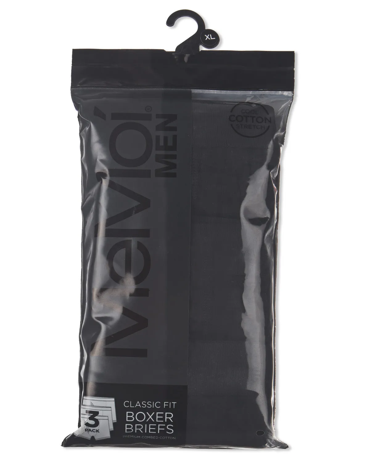 3 Pair Men's Cool Cotton Stretch Classic-Fit Tag-Free Boxer Briefs sold by MeMoi product image thumbnail 5