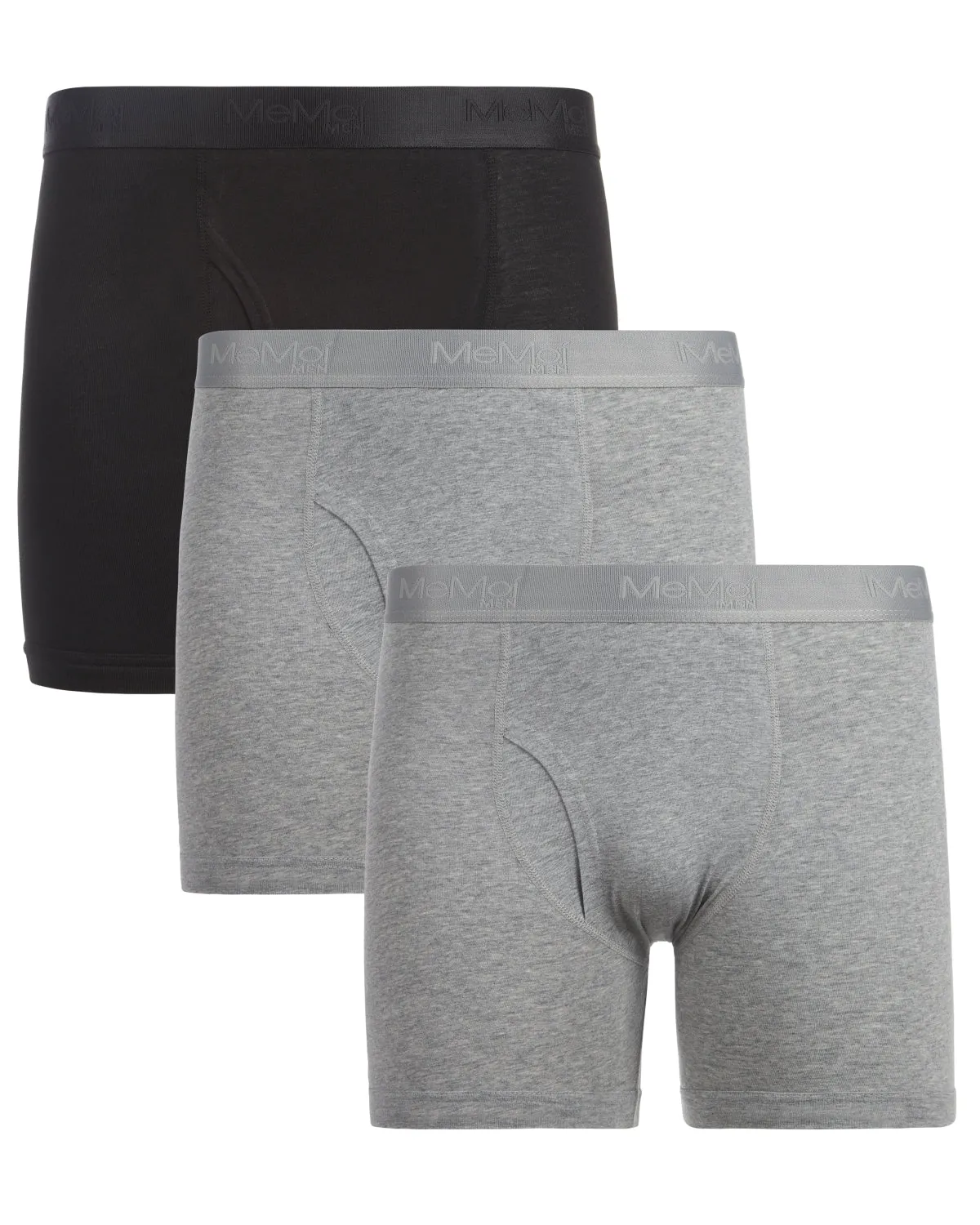 3 Pair Men's Cool Cotton Stretch Classic-Fit Tag-Free Boxer Briefs sold by MeMoi product image thumbnail 2