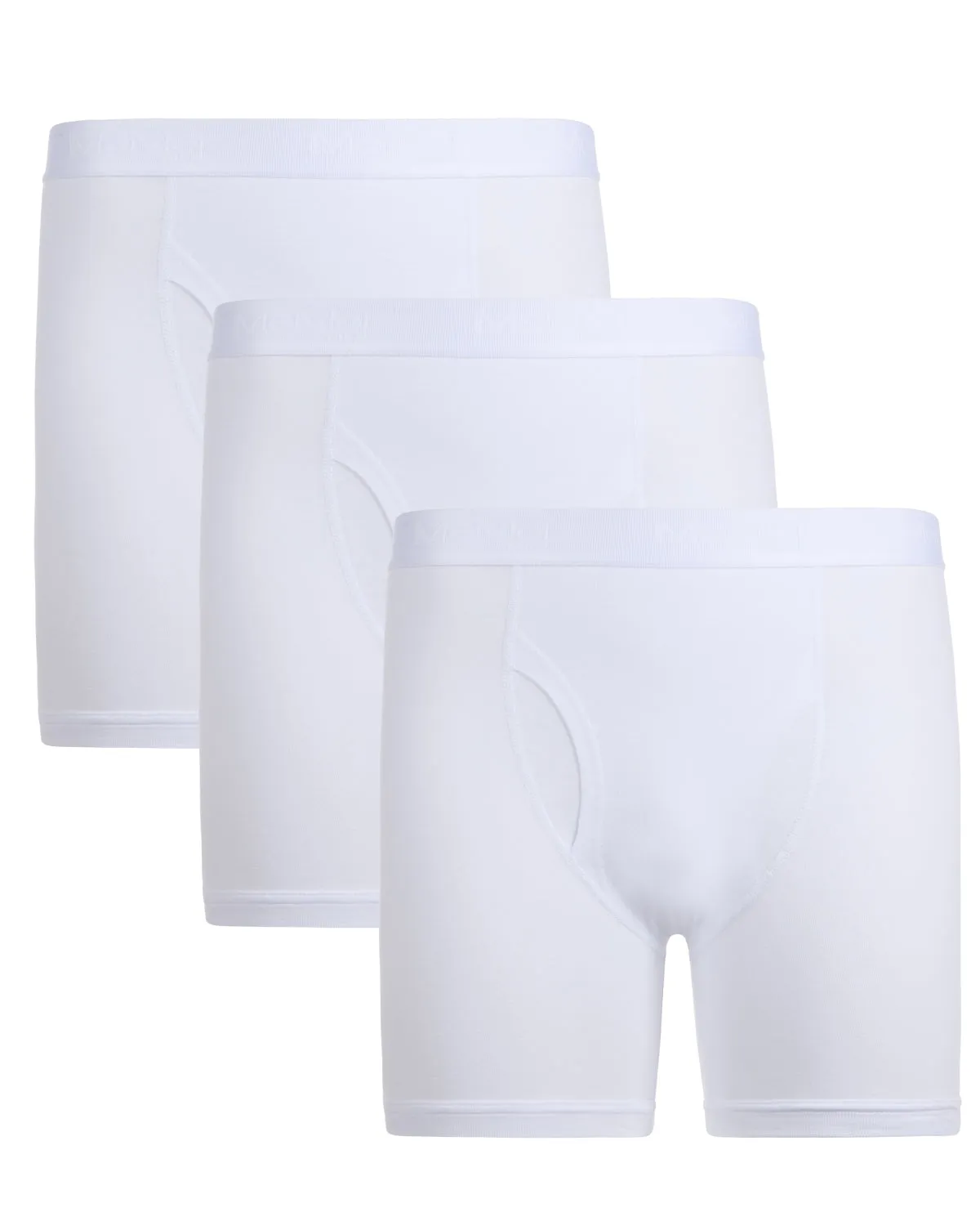 3 Pair Men's Cool Cotton Stretch Classic-Fit Tag-Free Boxer Briefs sold by MeMoi product image thumbnail 3
