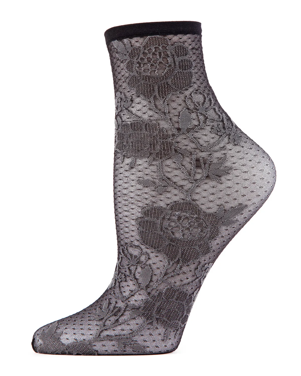 Natori Chantilly Women's Sheer Shortie Socks sold by MeMoi