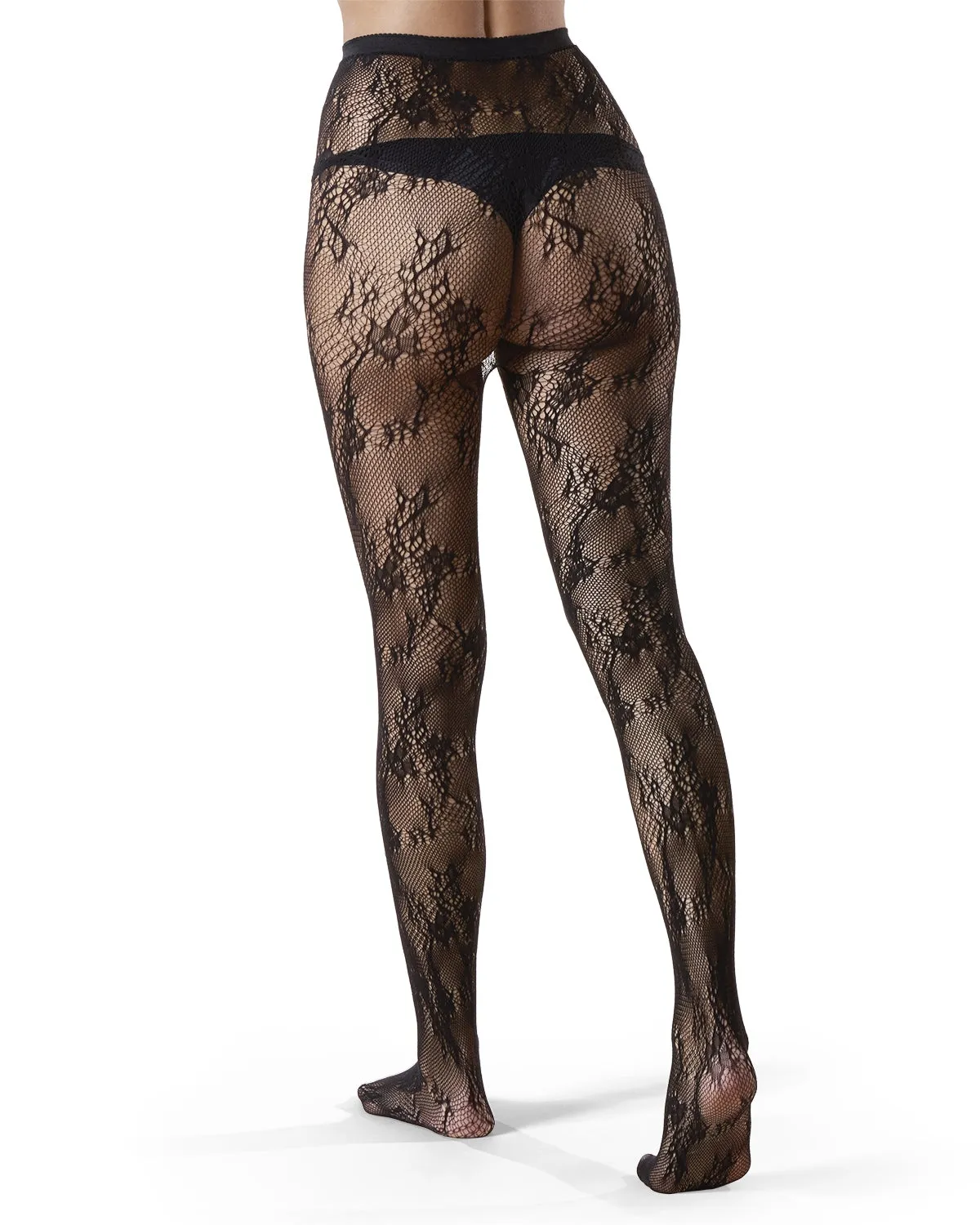 Women's Floral Net Nylon Sheer Tights sold by MeMoi product image thumbnail 5