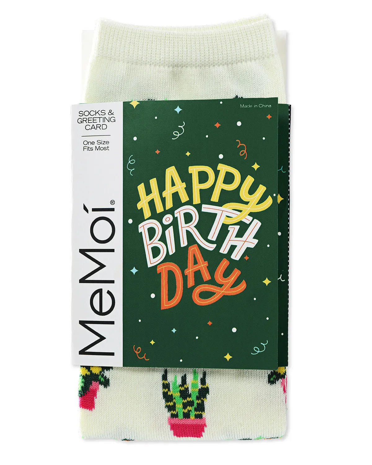 Have a Plantastic Birthday Greeting Card Crew Socks sold by MeMoi