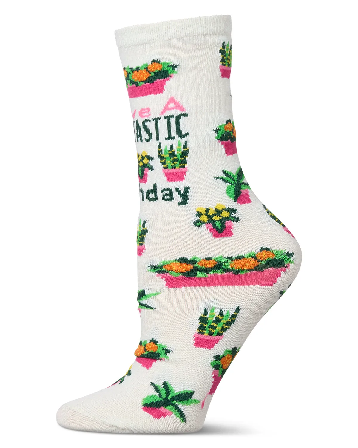 Have a Plantastic Birthday Greeting Card Crew Socks sold by MeMoi product image thumbnail 3