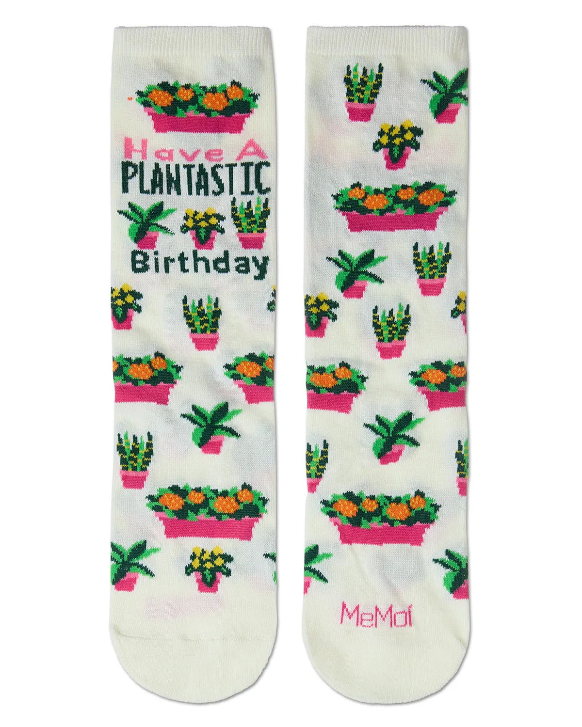 Have a Plantastic Birthday Greeting Card Crew Socks sold by MeMoi product image thumbnail 4