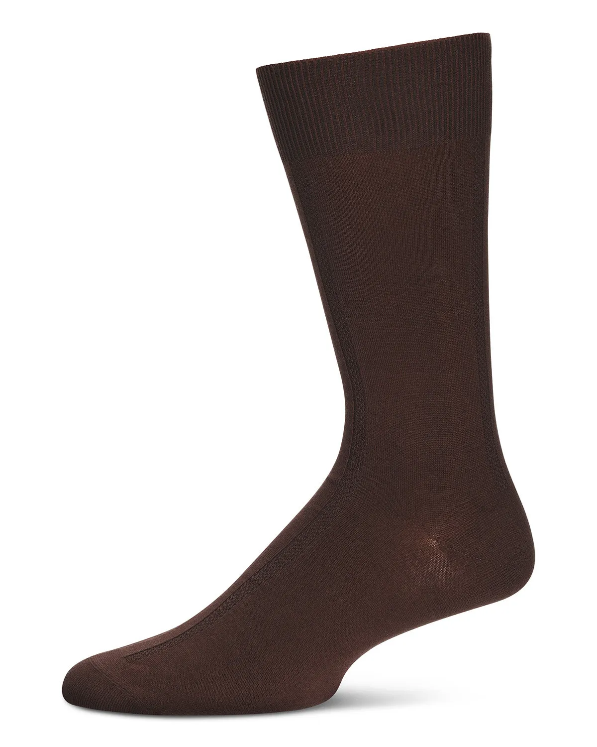 Men's Flat Knit Cotton Blend Socks with Side Lines sold by MeMoi product image thumbnail 2