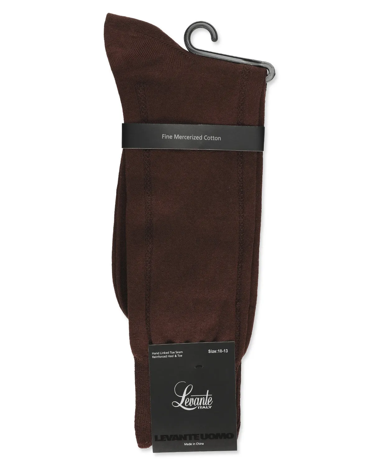 Men's Flat Knit Cotton Blend Socks with Side Lines sold by MeMoi product image thumbnail 5