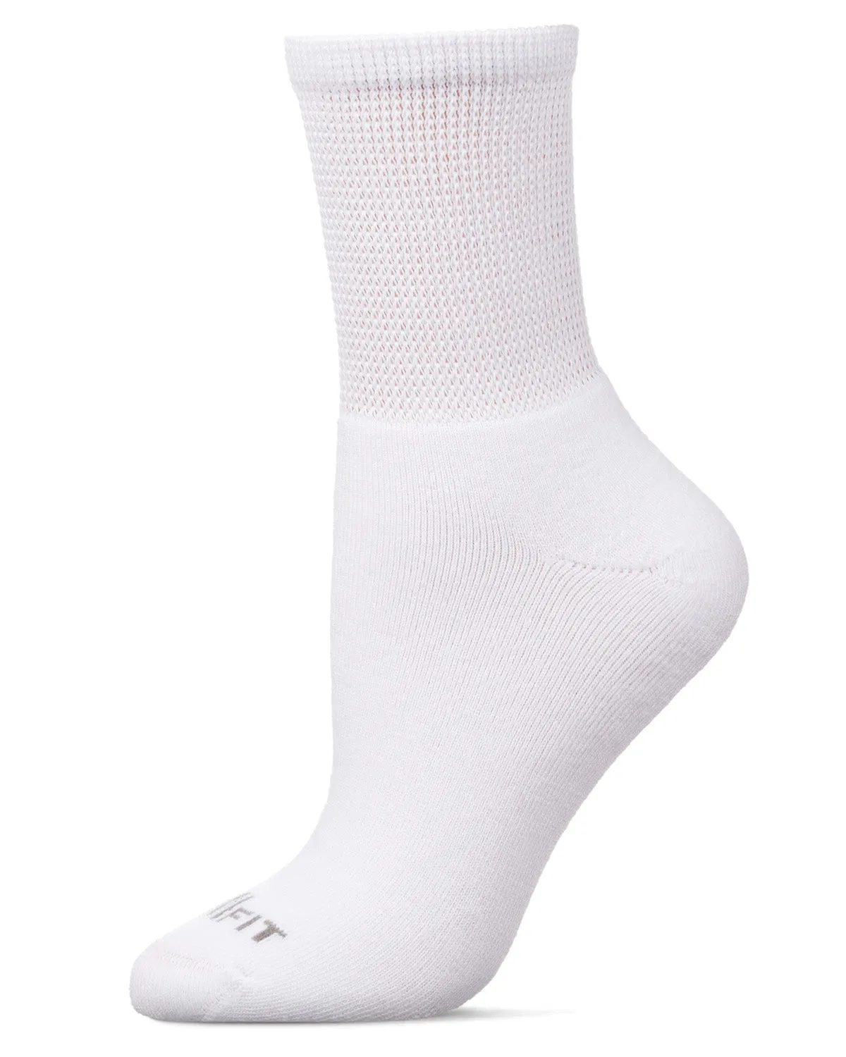 2 Pair Pack Diabetic Full Cushioned Quarter Socks sold by MeMoi product image thumbnail 3
