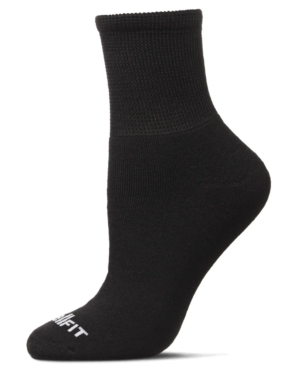 2 Pair Pack Diabetic Full Cushioned Quarter Socks sold by MeMoi