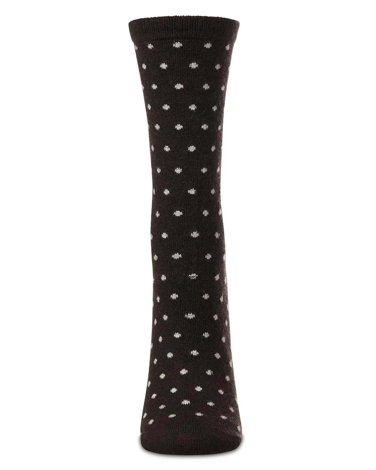 Women's Mini Dot Cashmere Crew Socks sold by MeMoi product image thumbnail 3
