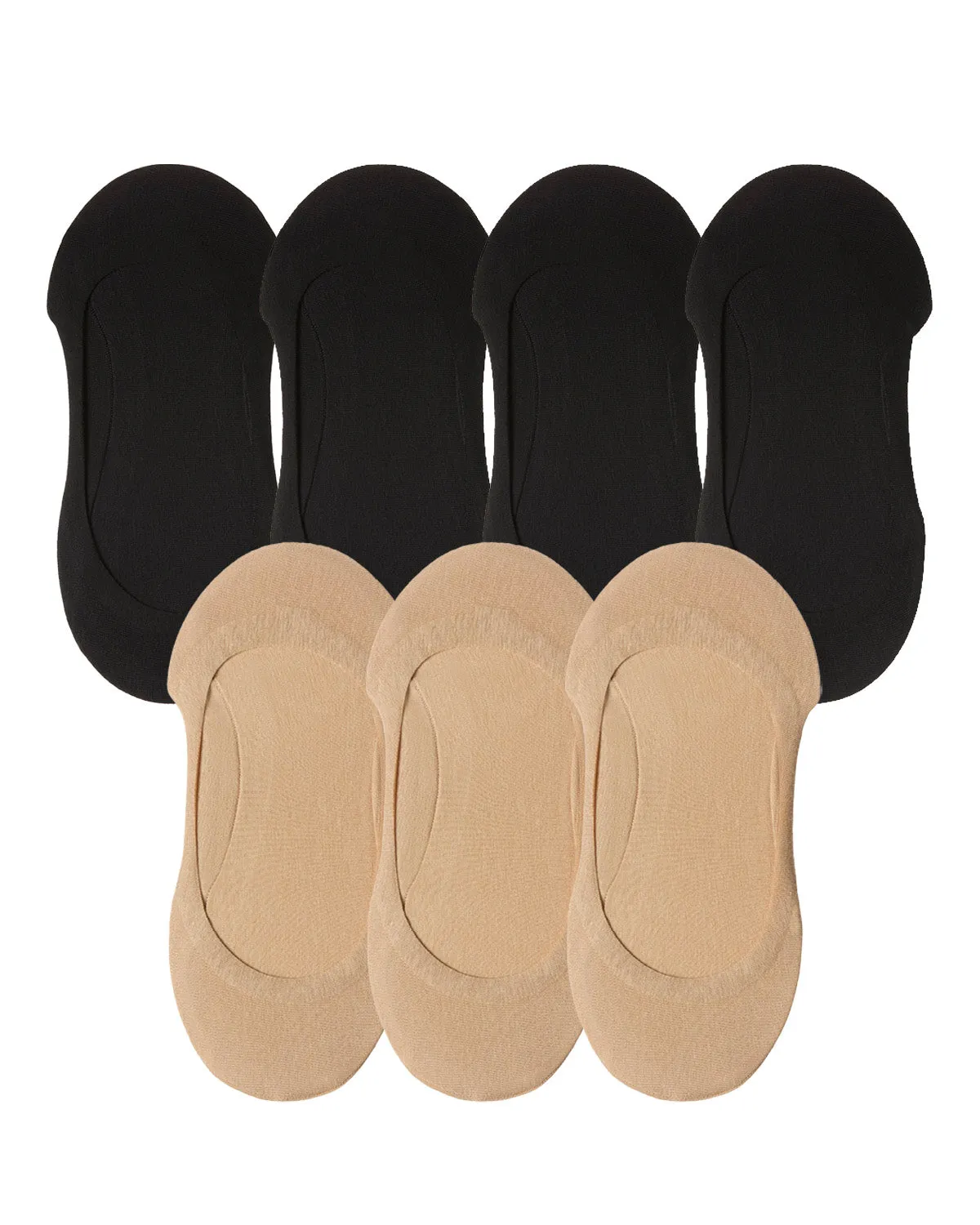 Women's 7 Pair Pack Fine Edge Liner Socks sold by MeMoi product image thumbnail 5