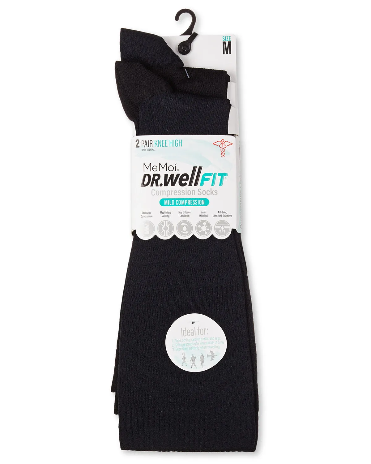 Women's 2 Pair Pack Tipped Compression Socks sold by MeMoi product image thumbnail 5