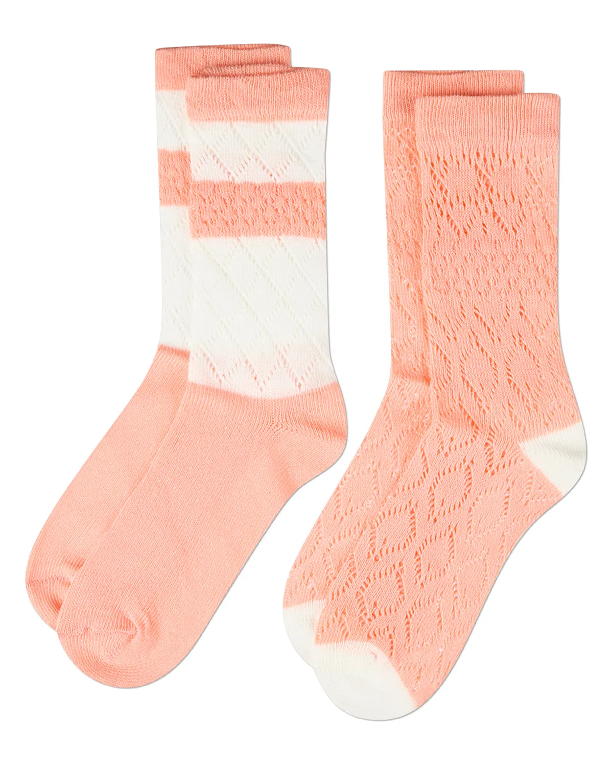 Women's 2 Pair Pack Dew Drops Crew Socks sold by MeMoi product image thumbnail 3
