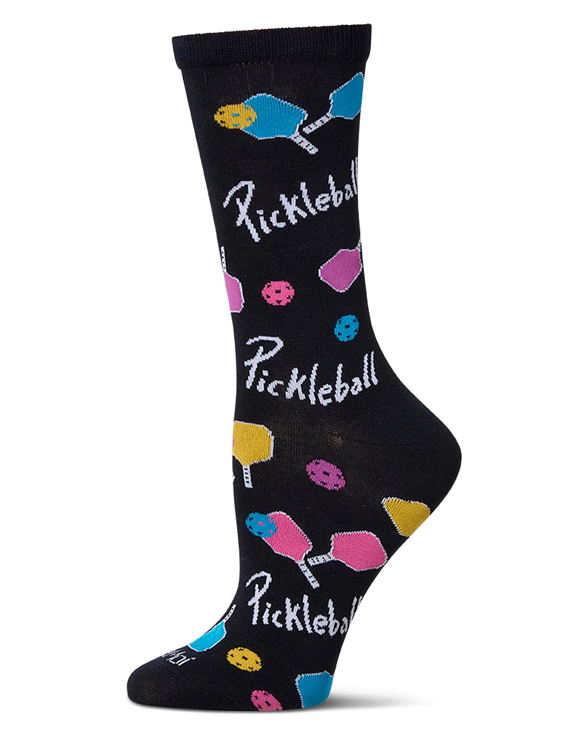 Women's Pickleball Paddle Rayon From Bamboo Crew Socks sold by MeMoi product image thumbnail 2