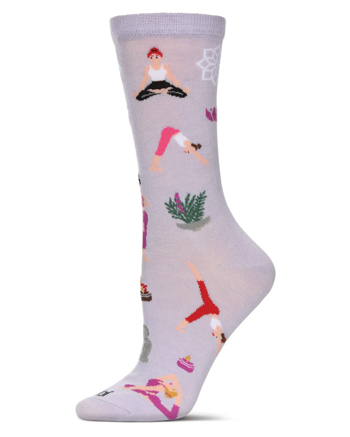 Women's Yoga Rayon From Bamboo Crew Socks sold by MeMoi