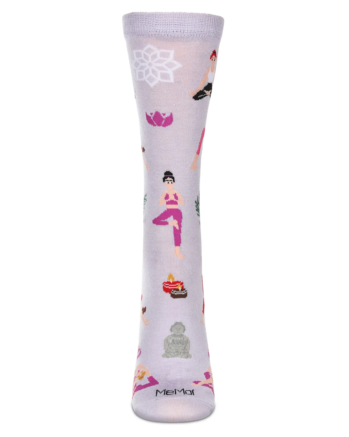 Women's Yoga Rayon From Bamboo Crew Socks sold by MeMoi product image thumbnail 2