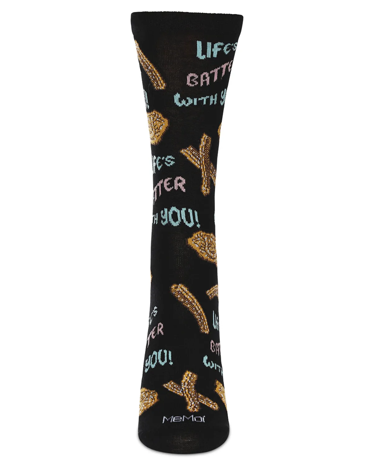 Women's Churros & Funnel Cake Rayon From Bamboo Crew Socks sold by MeMoi product image thumbnail 2