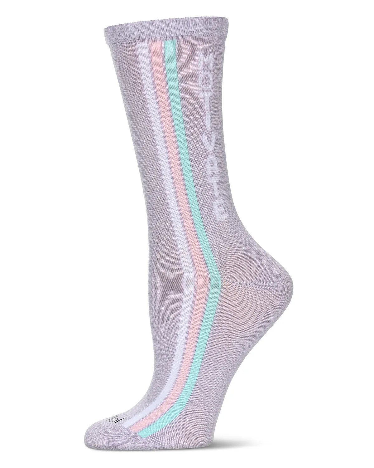 Women's Motivate Rayon From Bamboo Crew Socks sold by MeMoi