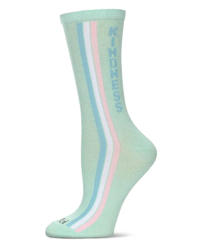 Women's Kindness Rayon From Bamboo Crew Socks sold by MeMoi