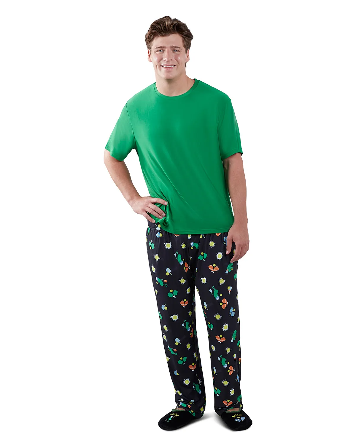 Men's Pickleball Two Piece PJ Set In A Bag sold by MeMoi product image thumbnail 3