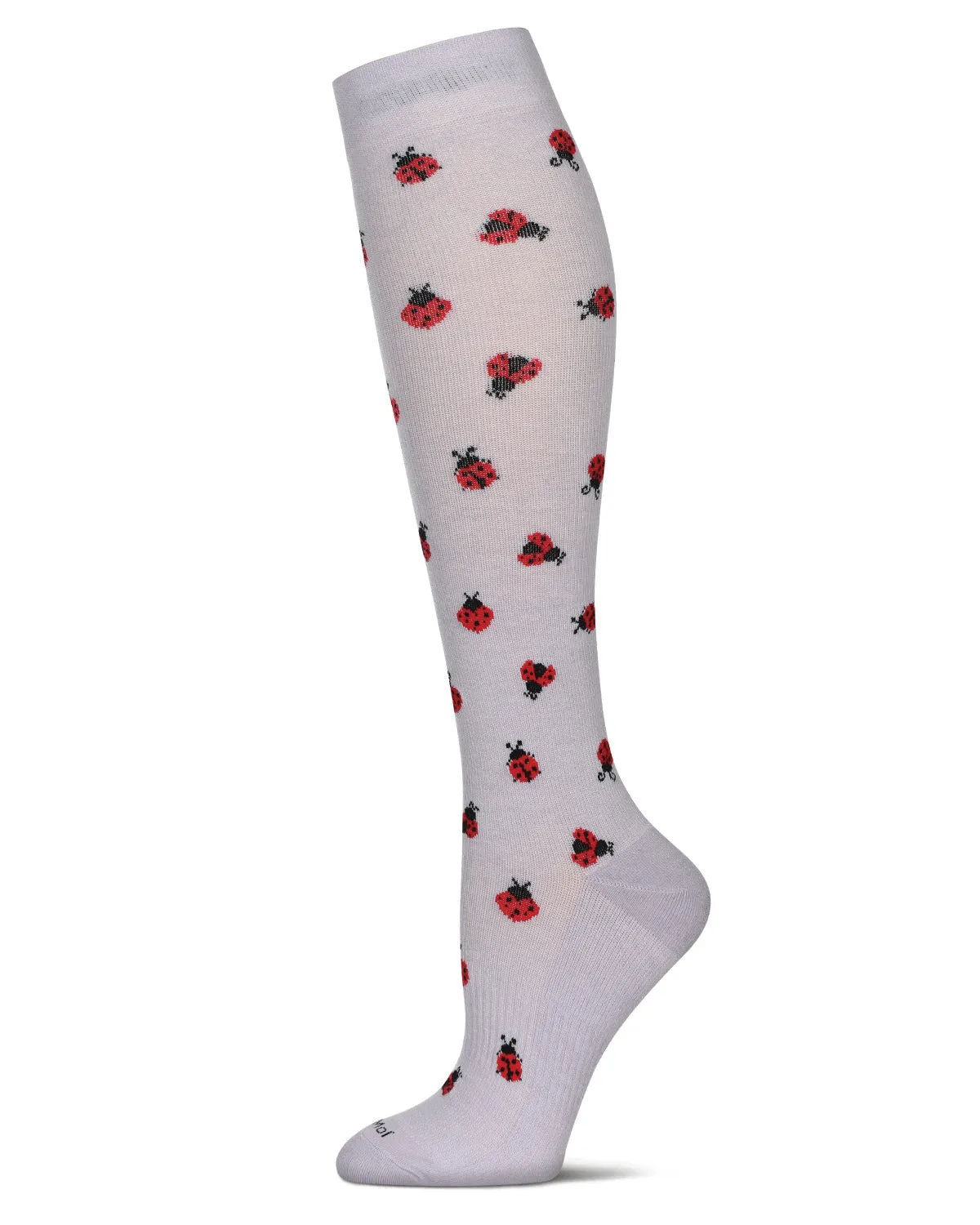 Women's Ladybugs Bamboo Blend 8-15mmHg Graduated Compression Socks sold by MeMoi