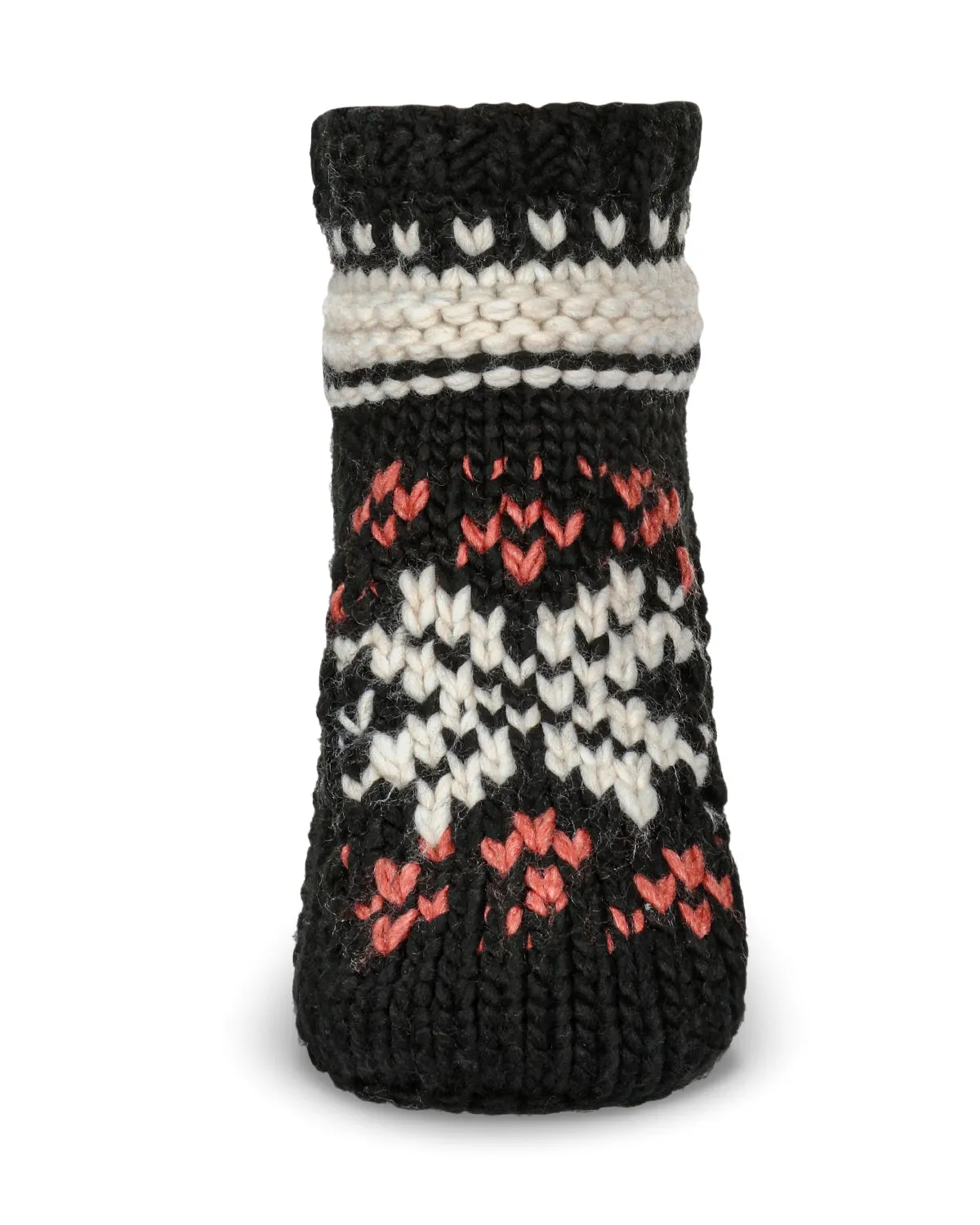 Nordic Flake Recycled Knit Sherpa Lined Lounge Sock sold by MeMoi product image thumbnail 5