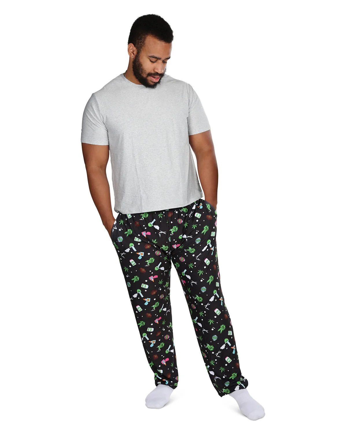 Men's Weed Two Piece PJ Set in a Bag sold by MeMoi