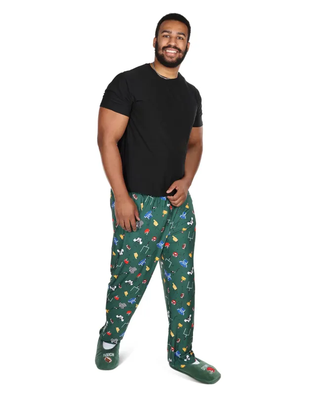 Men's Touchdown Two Piece PJ Set in a Bag sold by MeMoi
