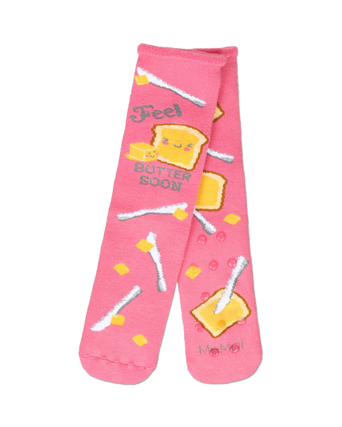 Feel Butter Soon Greeting Card Crew Socks sold by MeMoi
