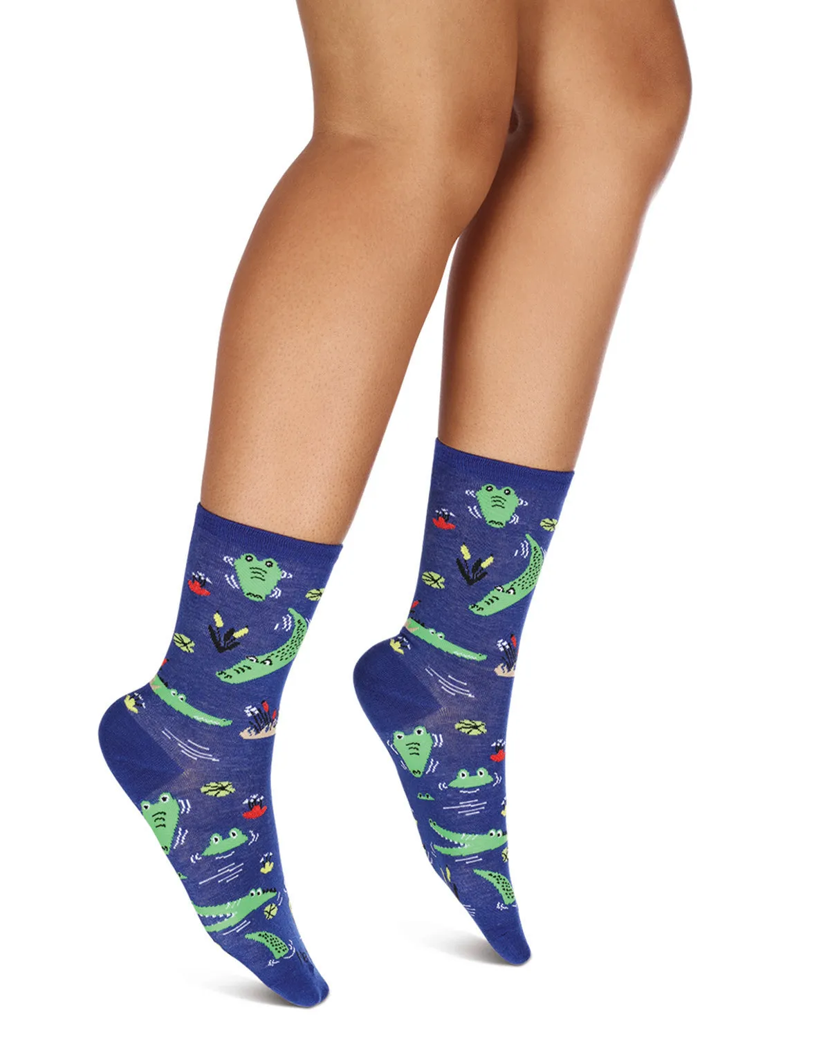 Women's Gators Bamboo Crew Socks sold by MeMoi product image thumbnail 2
