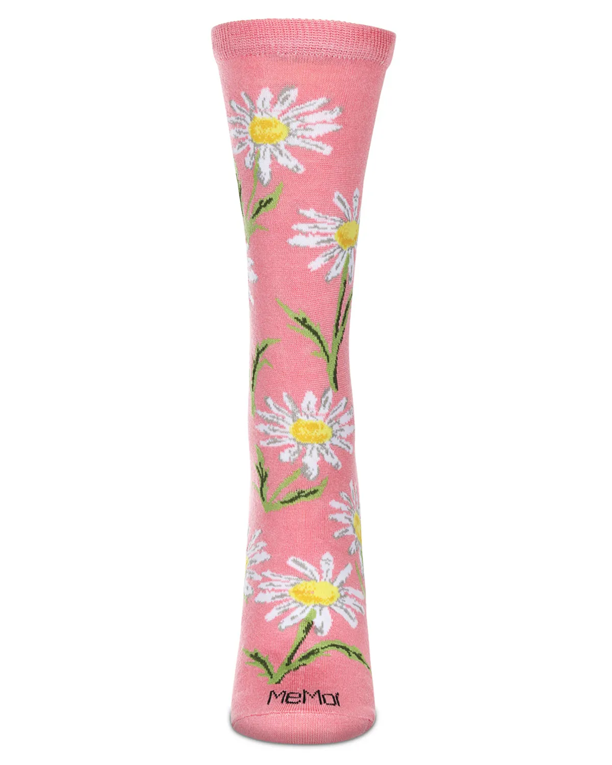 Women's Daisy Bamboo Crew Socks sold by MeMoi product image thumbnail 2