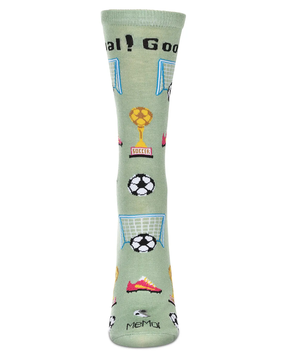 Women's Soccer Bamboo Crew Socks sold by MeMoi product image thumbnail 3
