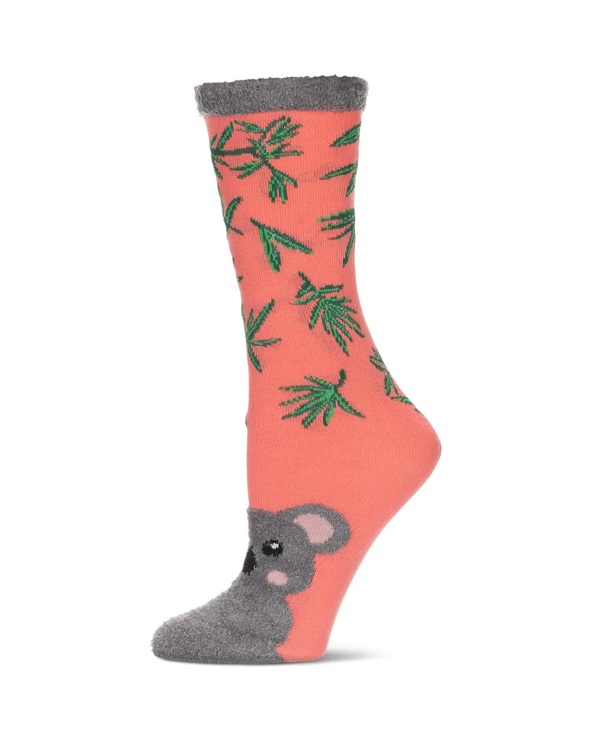 Women's Foot Pet Koala Crew Socks sold by MeMoi product image thumbnail 3