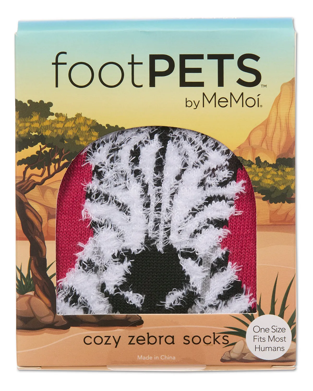 Women's Foot Pet Zebra Crew Socks sold by MeMoi