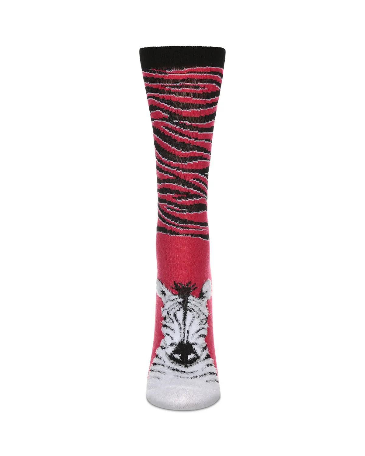 Women's Foot Pet Zebra Crew Socks sold by MeMoi product image thumbnail 3