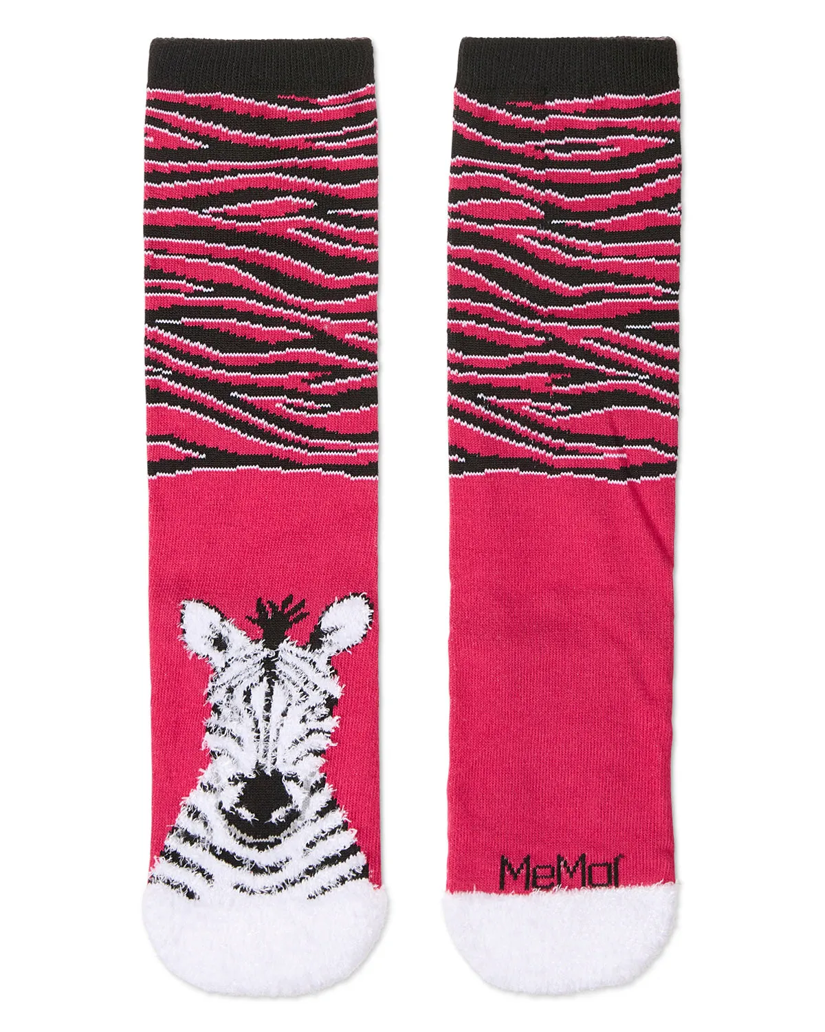 Women's Foot Pet Zebra Crew Socks sold by MeMoi product image thumbnail 2