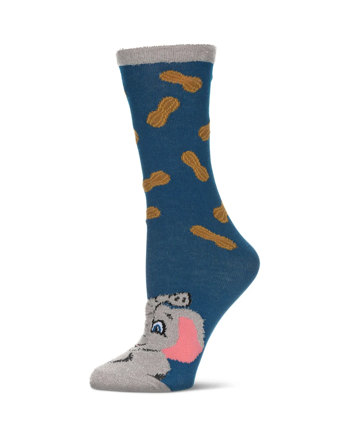 Women's Foot Pet Elephant Crew Socks sold by MeMoi product image thumbnail 4