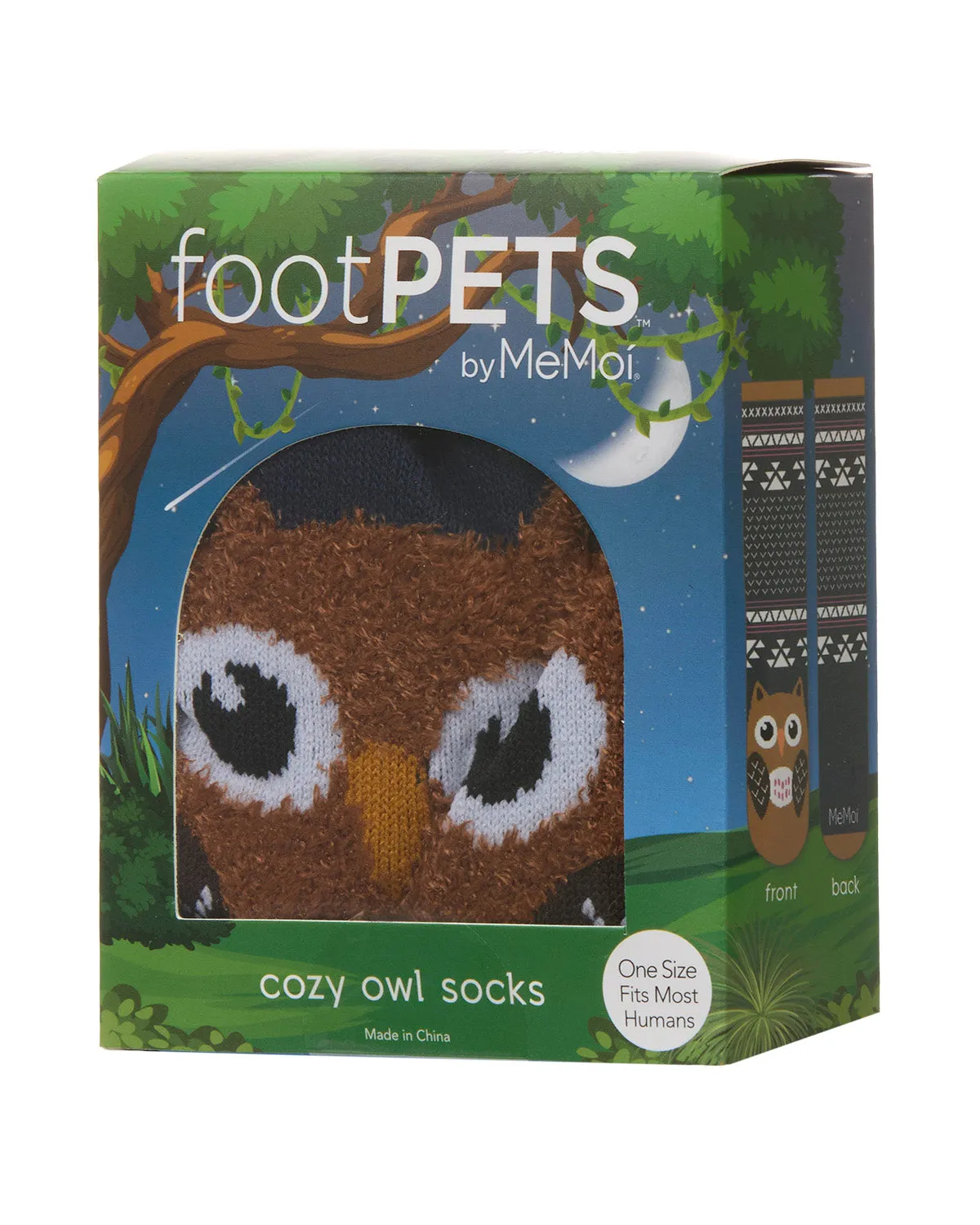 Women's Foot Pet Owl Crew Socks sold by MeMoi product image thumbnail 5