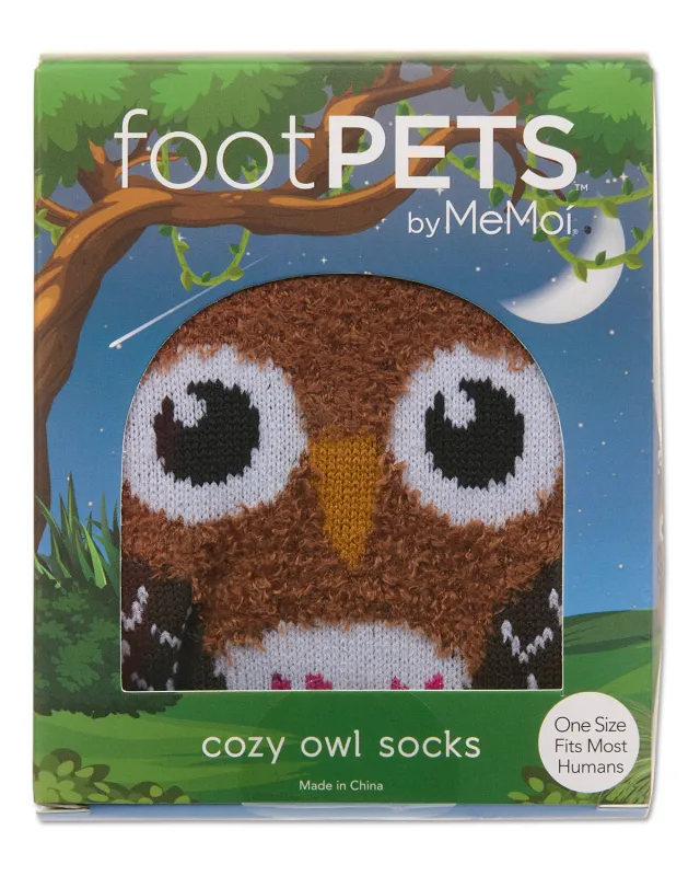 Women's Foot Pet Owl Crew Socks sold by MeMoi