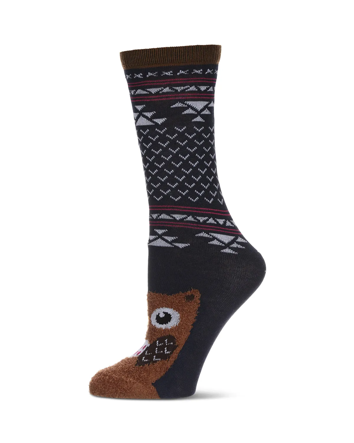 Women's Foot Pet Owl Crew Socks sold by MeMoi product image thumbnail 4