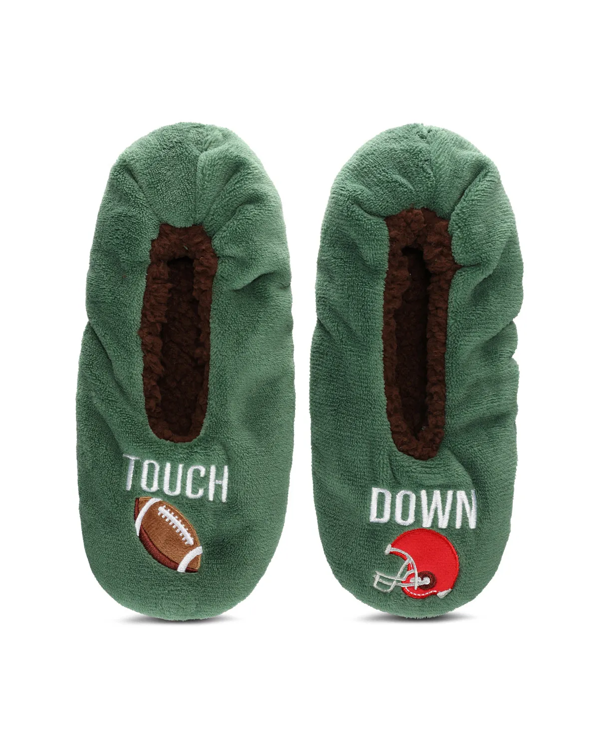 Men's Football Sherpa Lined Slippers sold by MeMoi product image thumbnail 2