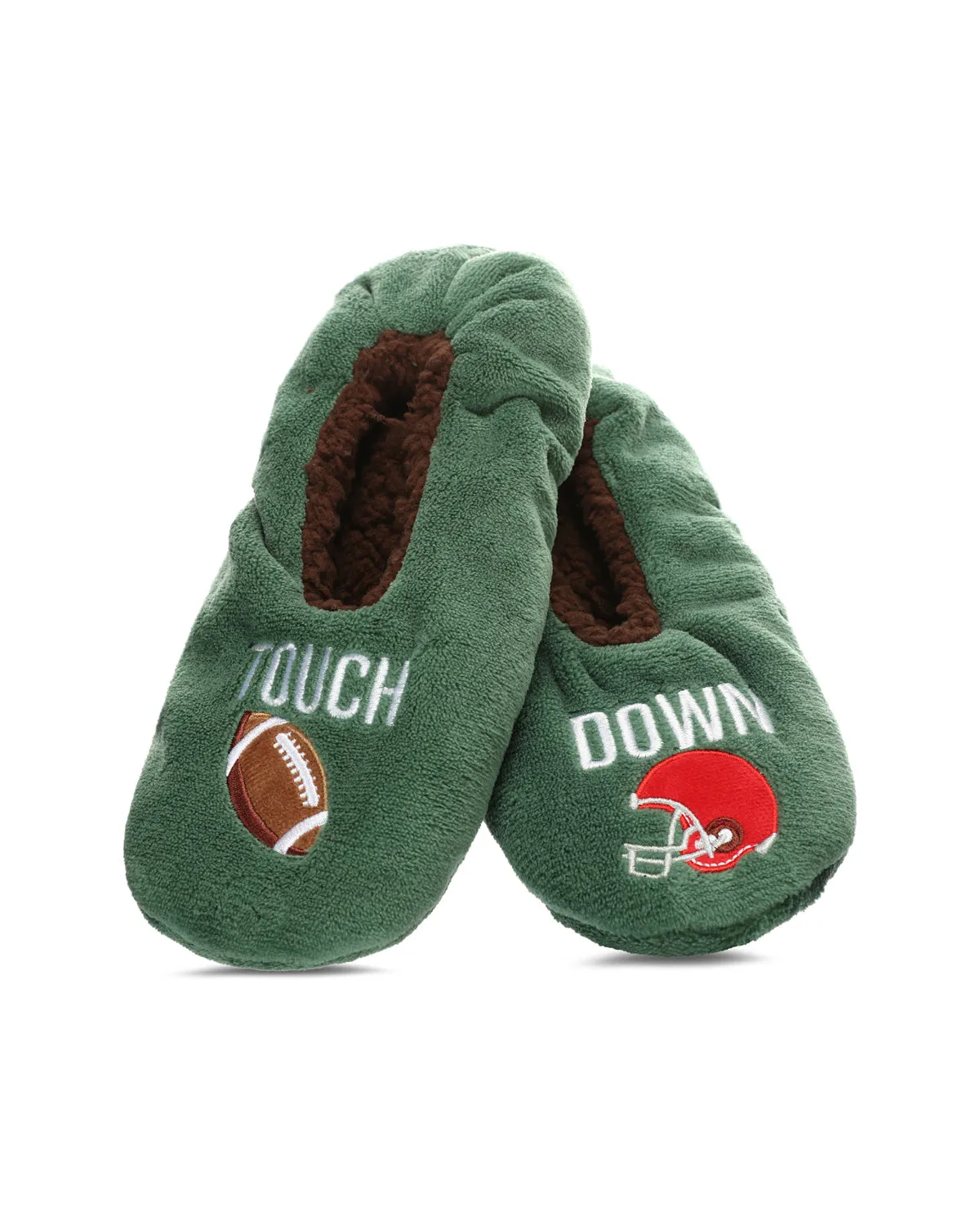 Men's Football Sherpa Lined Slippers sold by MeMoi
